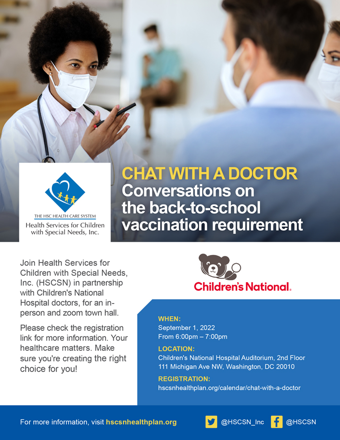 chat with a doctor flyer